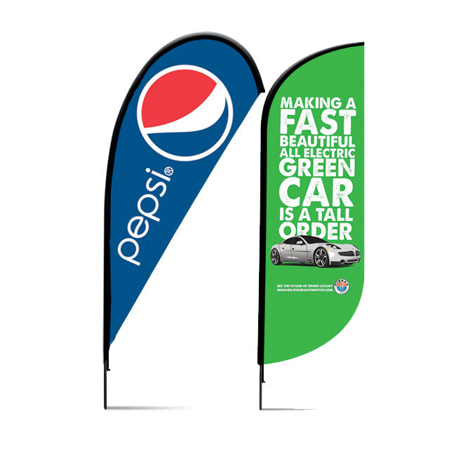 FLYING BANNER - Struttura Bandiera Mod. L - f.to 123x315 cm