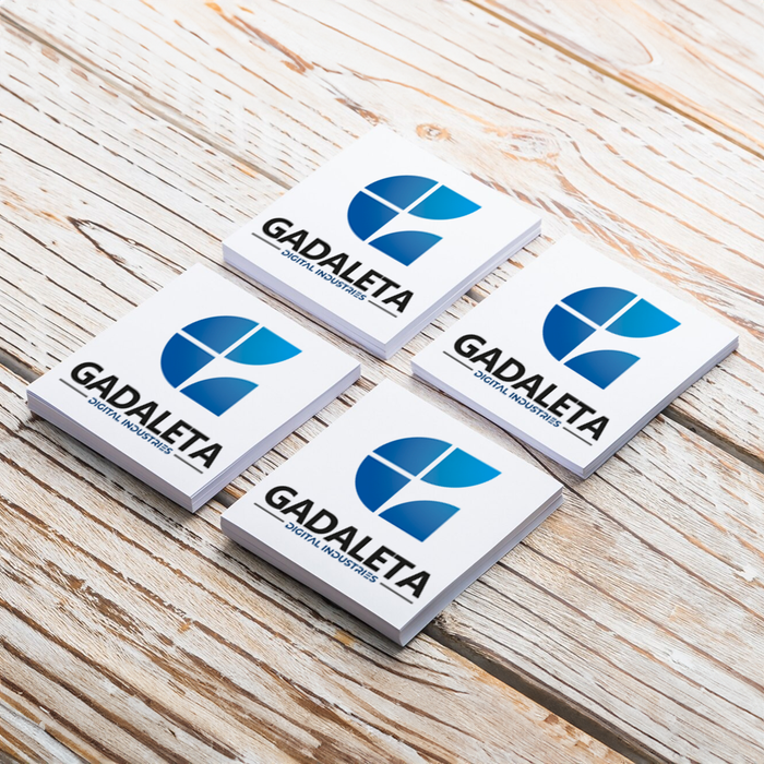 Etichette Adesive Quadrate Personalizzate – Set da 100 Pezzi