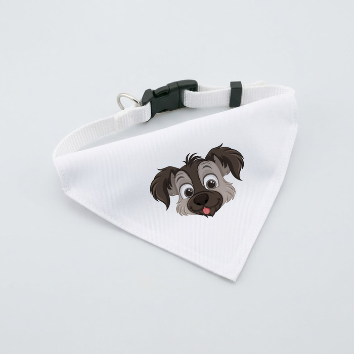 Collare a Bandana Personalizzato – Morbido Poliestere con Chiusura a Scatto