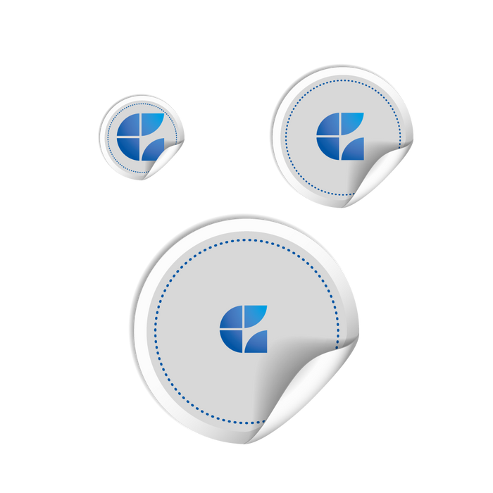 Etichette Adesive Tonde Personalizzate – Set da 100 Pezzi