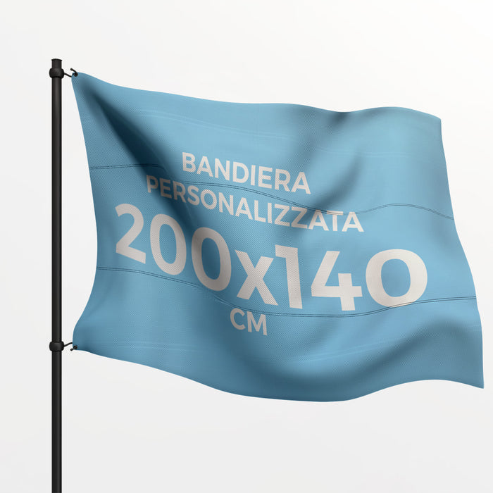 Bandiera Personalizzata f.to 200x140 cm