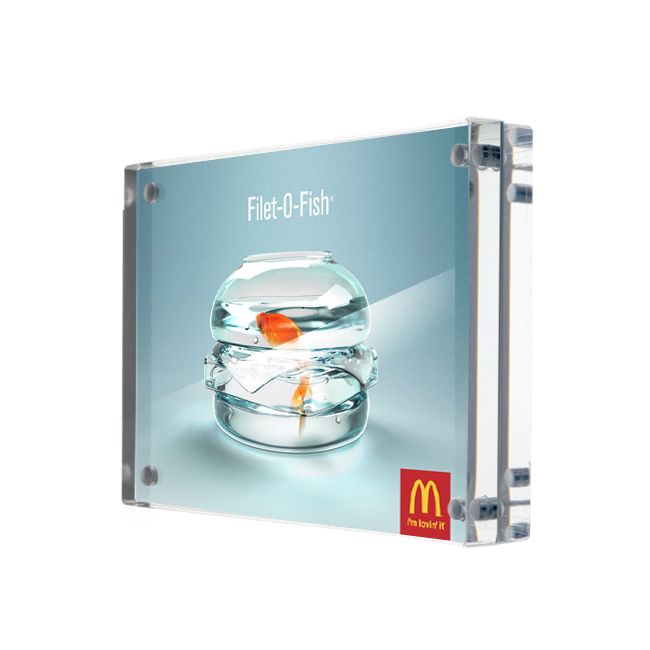 Porta avvisi magnetico f.to A5 - 14,8x19,8 cm
