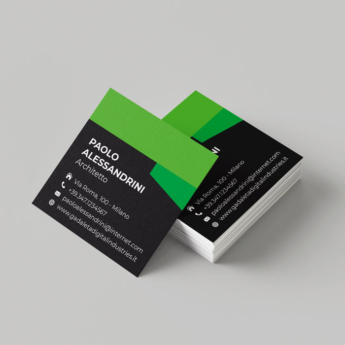 Biglietti Da Visita Personalizzabili - 100 Pezzi Fronte/Retro, Carta Patinata 350g - Foto 10